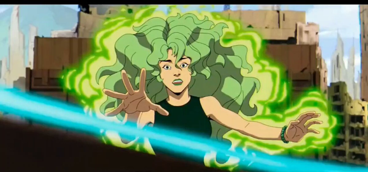 OH MY GOD JEAN SWOOPING IN TO SAVE LORNA BY UNLEASHING THIS GORGEOUS TELEKINETIC MAELSTROM #Xmen97