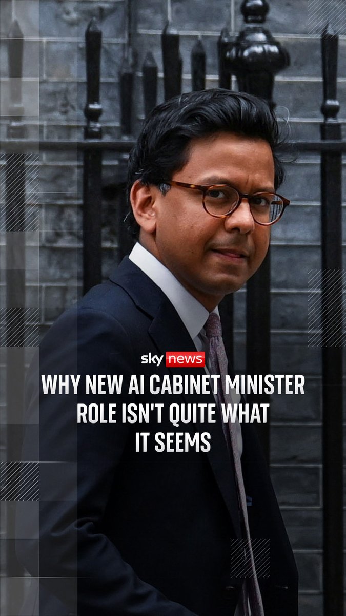 Sky's Rowland Manthorpe looks at what the appointment of Kanishka Narayan as AI minister could mean, and why he thinks this feels like 'a demotion' For more tech news: