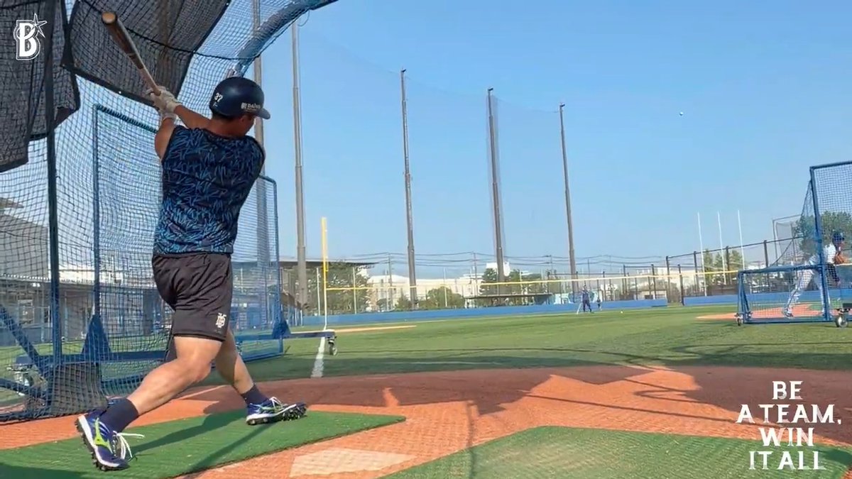 【#ファーム 情報】 とにかくバットを振り込む #加藤響 選手！🔥 #横須賀スタジアム #DOCK #baystars