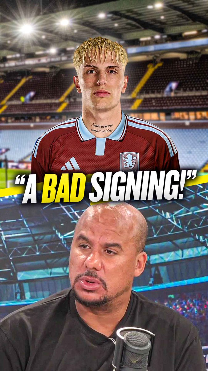 ❌ "He's not a good player!" 🤦‍♂️ "The ego of Ronaldo but the talent of David Bellion..." Safe to say Gabby Agbonlahor isn't pleased with #AVFC signing Alejandro Garnacho from #CFC... 😬