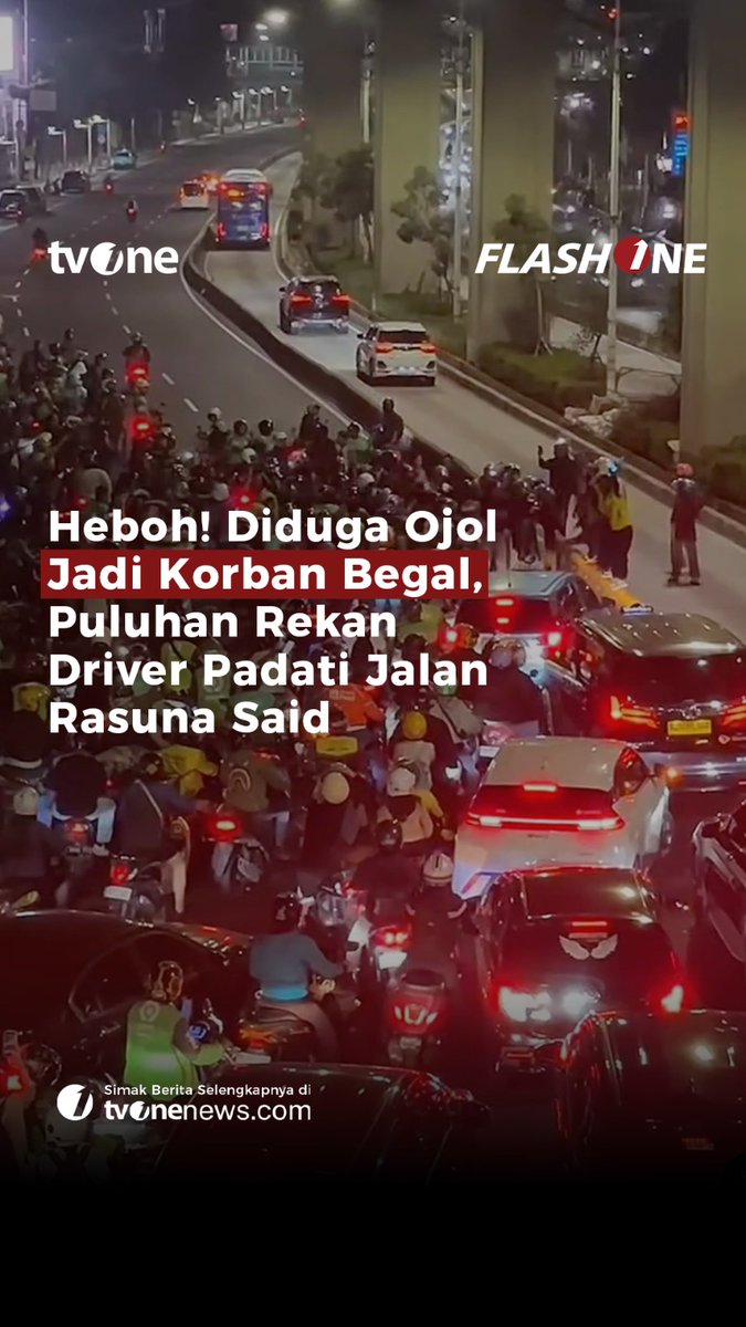 Seorang pengemudi ojek online diduga menjadi korban pembeg*lan di Jalan HR Rasuna Said, Jakarta, pada Selasa malam. Selengkapnya di video berikut ini! #ForYourInformation #CariBeritaditvOne #Ojol #RasunaSaid #Jakarta #FYI02 #ZA03