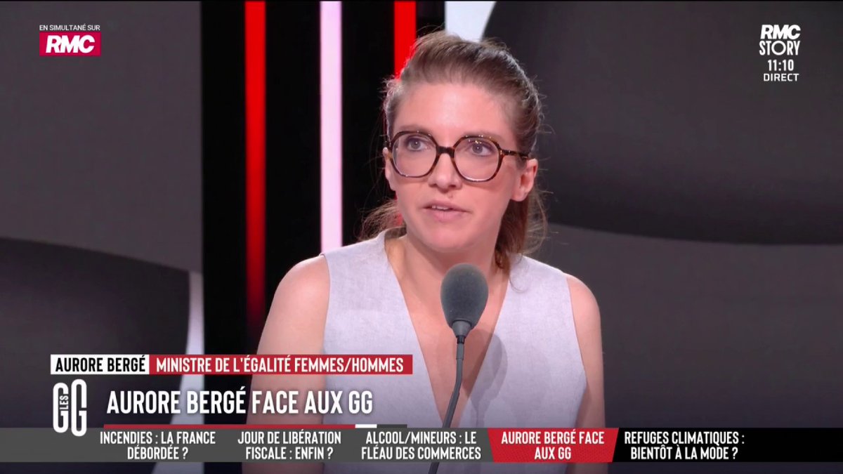 🚨 "Barbara Butch a été chassée de scène parce qu'elle est juive." 🗣️ Aurore Bergé : "LFI met des cibles dans le dos des français Juifs depuis le 7 octobre 2023. En France, on n'intimide pas, on ne boycotte pas et on ne dresse pas de liste." #GGRMC