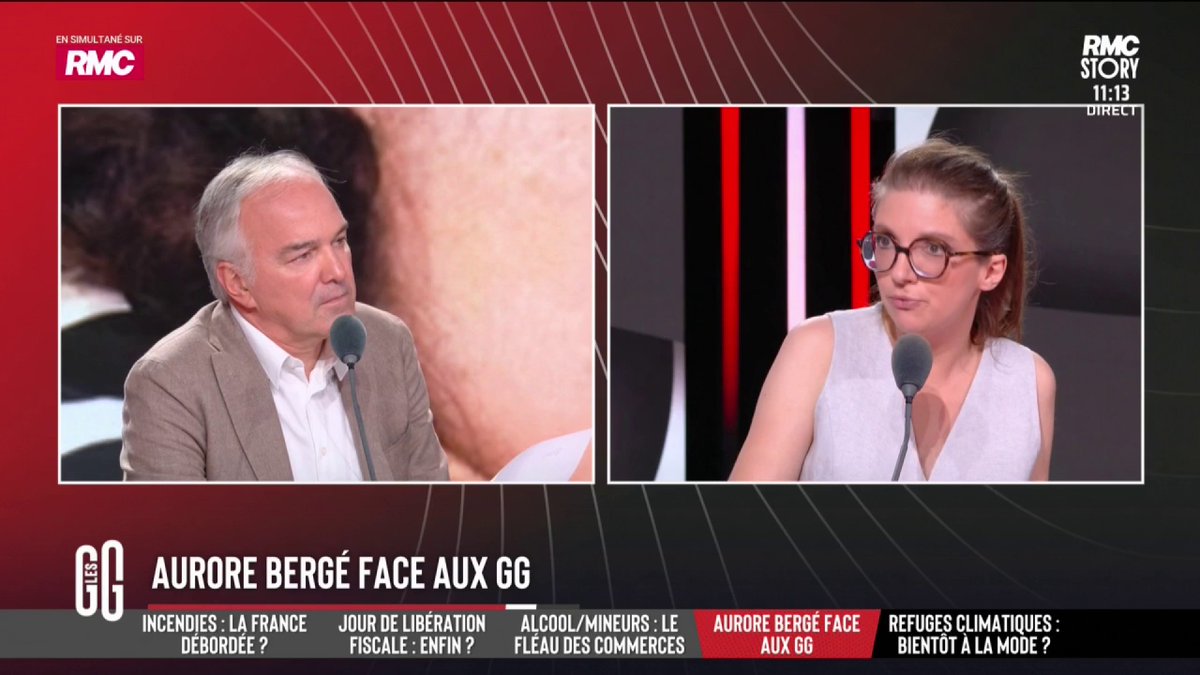 🚨 Aurore Bergé : "Suite à un appel au boycott de Barbara Butch par LFI, il faut garantir sa sécurité en faisant appel aux forces de l'ordre. C'est sidérant ! On sait que la parole précède le lynchage." #GGRMC