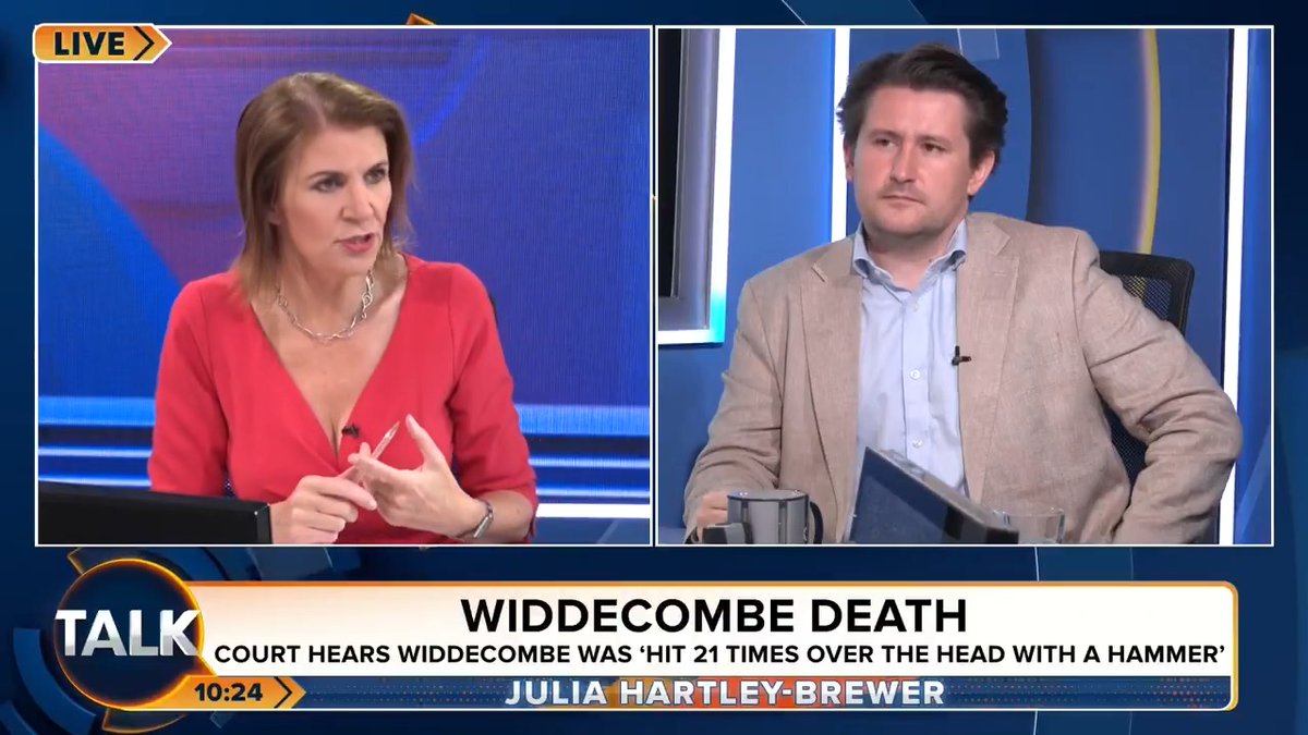 🚨"How INCOMPETENT are they!?" Julia Hartley-Brewer and Benedict Spence criticise the police for their messaging over the death of Ann Widdecombe. "The police were investigating if she had a fall when they had CCTV FOOTAGE!" Julia Hartley-Brewer | Benedict Spence