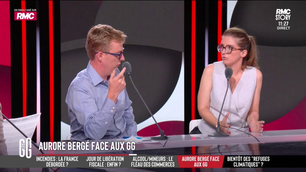 🗣️ Antoine Diers : "J'ai le sentiment que la lutte contre les discriminations pourrait amener à l'interdiction de la critique des religions." 🗣️ Aurore Bergé : "En France, on a le droit à la critique de toutes les religions, à la caricature, au blasphème." #GGRMC