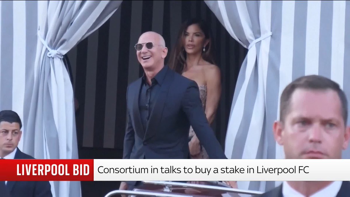 Jeff Bezos has been approached to join a consortium which is in talks to buy a stake in Liverpool Football Club. City editor Mark Kleinman has the details of the potential purchase ⬇️ 📺 Sky 501, Virgin 602, Freeview 233 and YouTube