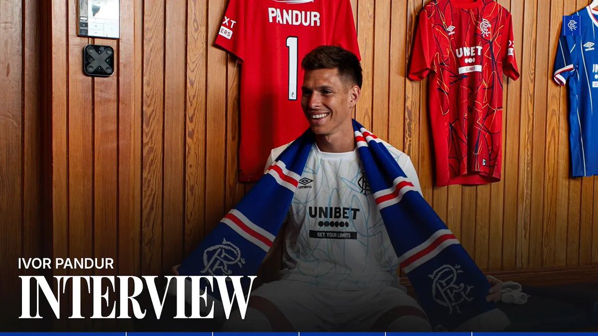 🎥 Goalkeeper Ivor Pandur spoke to RangersTV for the first time after joining up with the squad this week after the FIFA World Cup. 💙 Welcome to Rangers, Ivor!