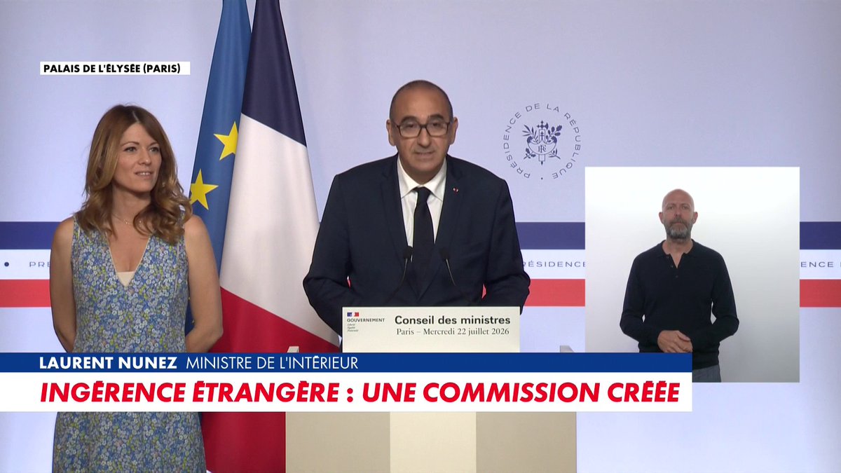 Laurent Nuñez annonce la création d'une commission pour contrer les ingérences étrangères lors des élections Toute l'info est à retrouver sur