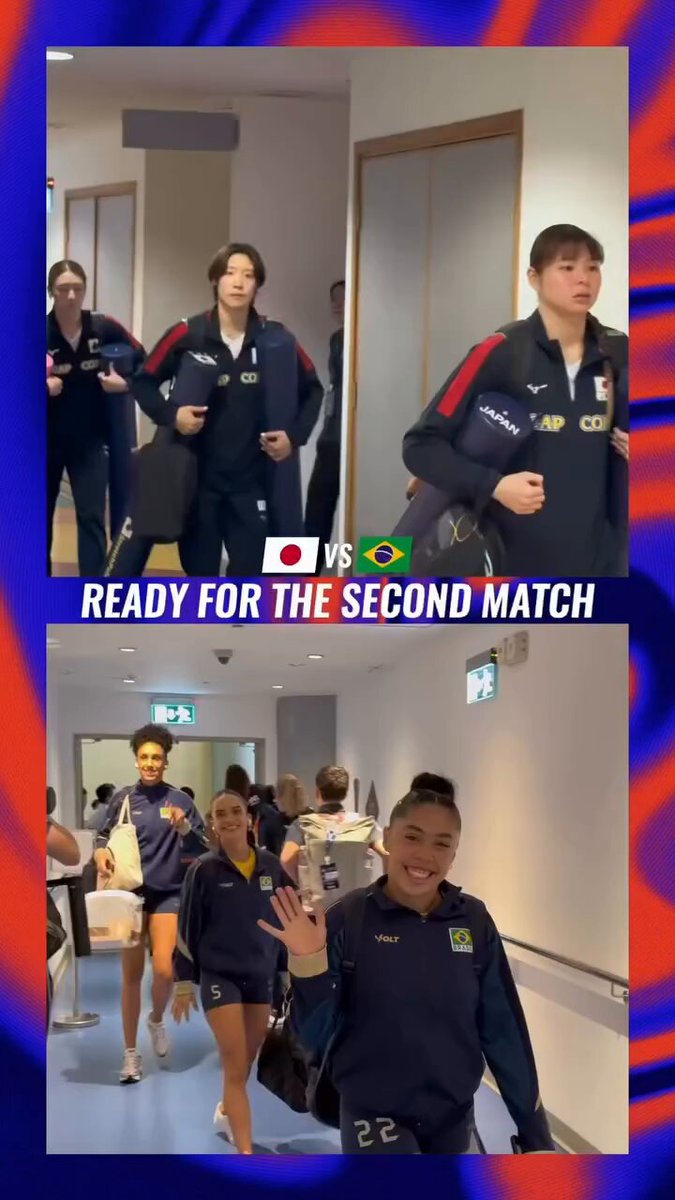 🇧🇷🇯🇵 Brezilya ve Japonya, çeyrek final maçı için salonda
