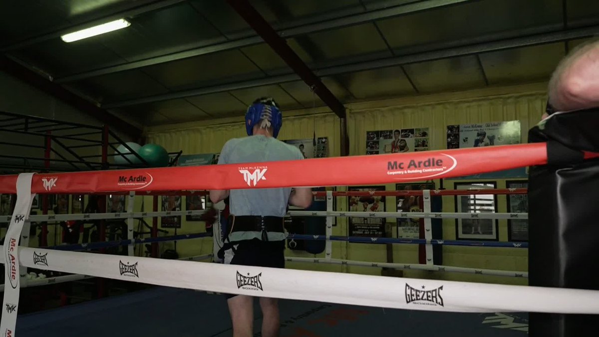 POV: You're watching Aaron McKenna sparring in his home gym 🥊 #ZuffaBoxing10