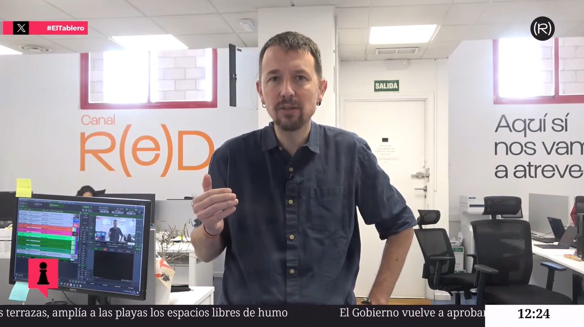 "Estamos, paso a paso, viviendo el fin de la democracia liberal tal y como la hemos conocido." Pablo Iglesias sobre las maniobras de Donald Trump para atacar a la izquierda global e influir en las elecciones de otros países 👇🏾 📺 EL TABLERO |