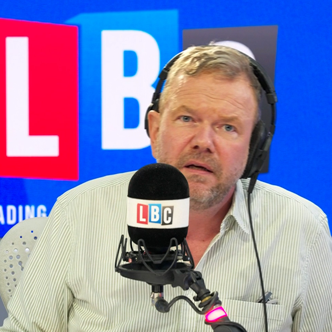 “See? I’m more right wing than you are. How dare you call me a communist!” James O’Brien responds to listener Steve.