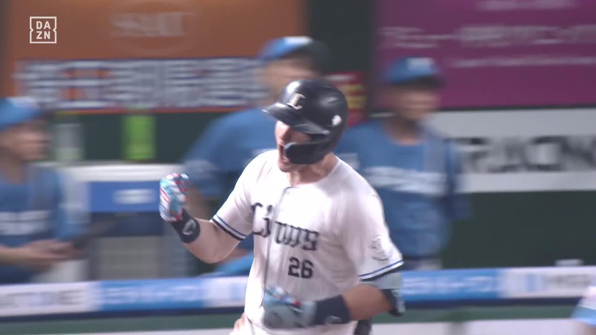 ガツンと一閃 甘い球は逃さない ネビン サヨナラホームラン ⚾️西武×日本ハム #seibulions #だったらDAZN