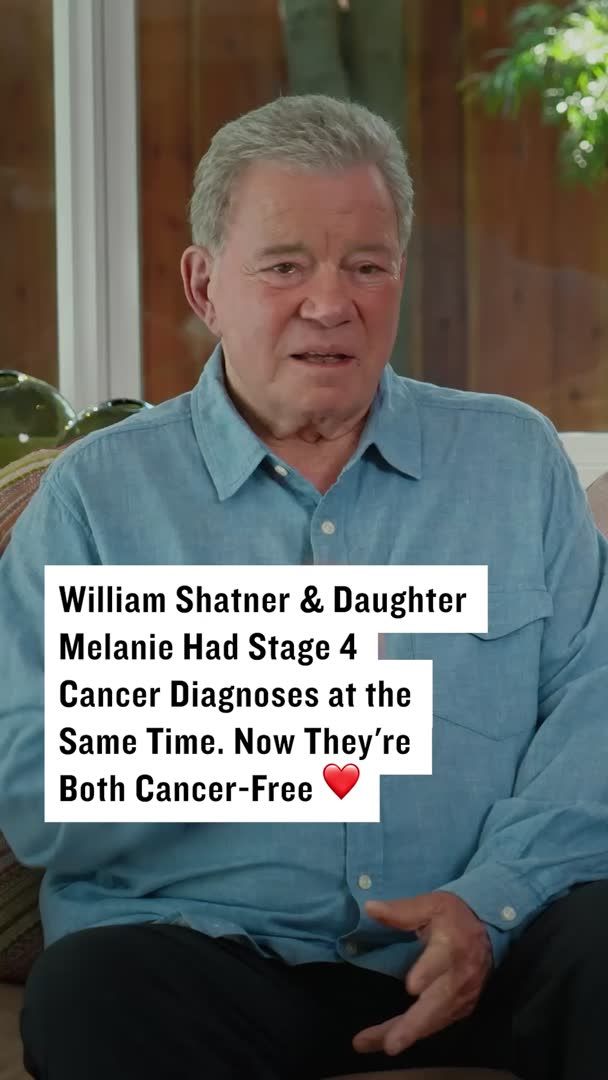 🔗: #WilliamShatner is sharing the moment he was diagnosed with stage 4 melanoma cancer and how he and his daughter #MelanieShatner, who was diagnosed with stage 4 breast cancer, both became cancer-free within two years. See the full interview on the #PeopleApp.