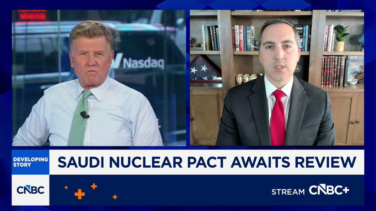 "I think this will be hard for Congress to stop with the momentum it has," says Foundation for Defense of Democracies' Richard Goldberg of the U.S. agreement with Saudi Arabia to develop a civilian nuclear program.