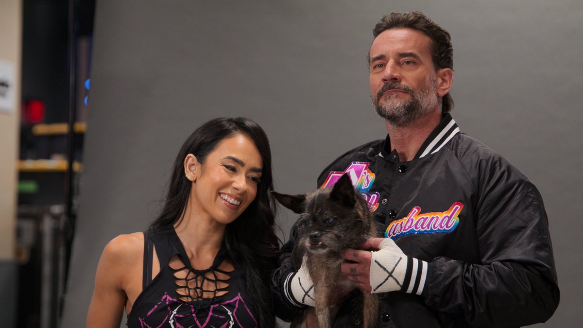 CM Punk: “When I’m at work, and hear her laugh, that’s the best moment of my day. April and Larry, I don’t want to do anything without them.” 🥺 Being at Wrestlepalooza with AJ Lee and Larry meant everything to CM Punk ❤️ 📺 WWE: UNREAL Season 3, now playing.