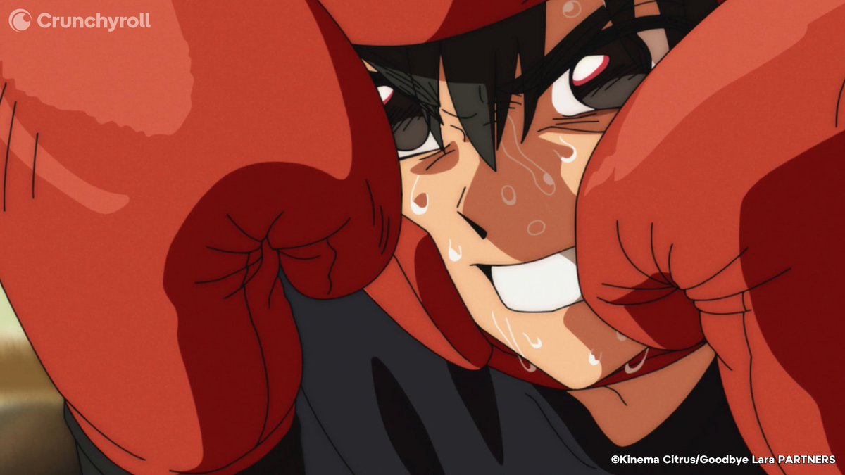 Lara discovers boxing 🥊 (via Goodbye, Lara!)