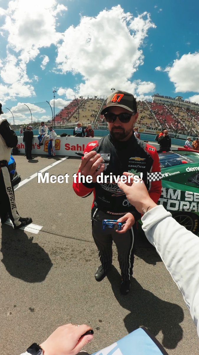 POV: this could be you next weekend. With Ticketmaster, you're one push of a button away from race day.