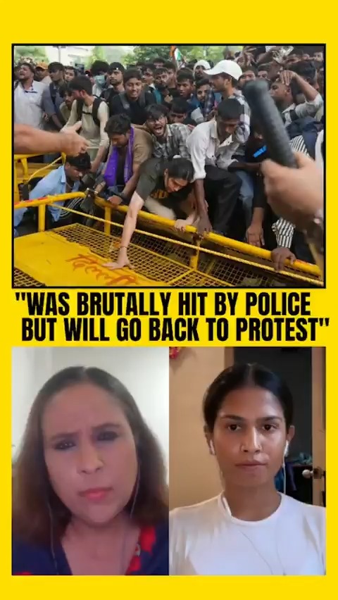 "Bhe****D Uth"- A protester describes what was said to her as the lathis fell at Jantar Mantar- @NushGhosh says she knows the police had to do their job. Instead, she says "their use of force felt personal". Watch In full- 'Diary of a Protester' - here