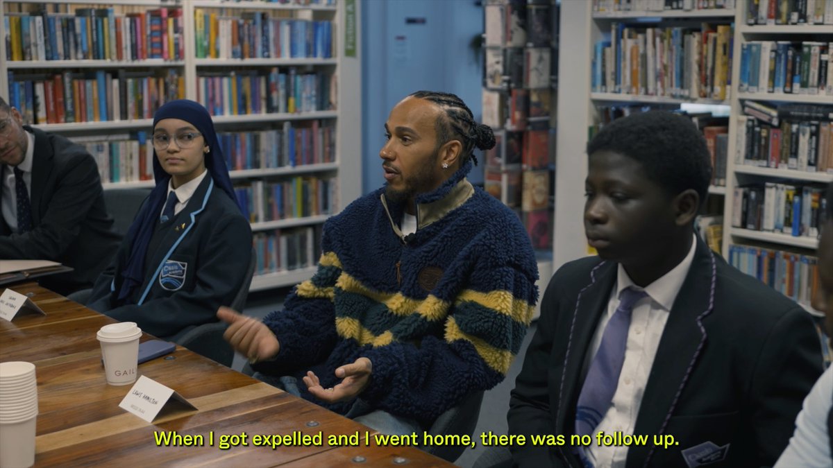 Looking back to earlier this year when our founder Lewis Hamilton visited Oasis Academy South Bank, where he joined our CEO Jason Arthur and our partners for a roundtable discussion with young people, educators, and school leaders. From the importance of young people's voices shaping education, to the need for more diverse leadership and trusted adults in schools, the conversation explored what it will take to build a system where every student can thrive. Our Ambitious About Inclusion report, published last month with Centre for Young Lives, sets out practical recommendations to help build a system where every young person feels seen, supported and able to succeed. As Lucy Powell MP begins her new role as Education Secretary, we look forward to working together to deliver the changes young people need. Find out more here: