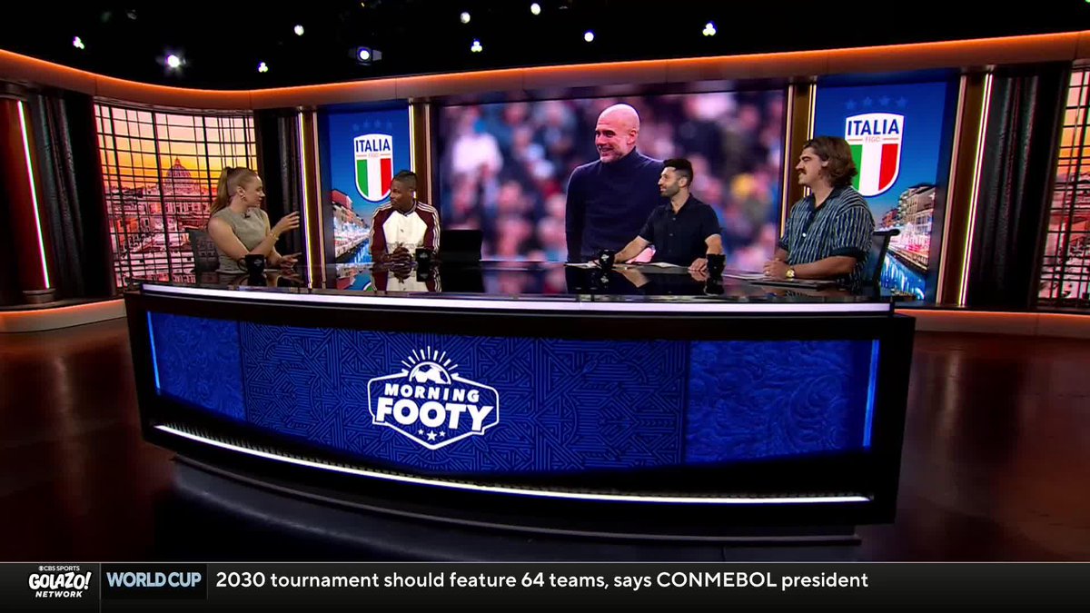 "Yes, it seems crazy. Yes, it seems extraordinary. If there was a moment to believe, it would be now." Marco Messina feels there's a very real chance Pep Guardiola could take charge of Italy's national team 🇮🇹