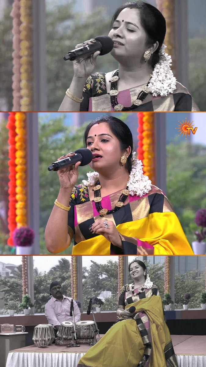 Throwback to Singer Mahathi performing on Vanakkam Tamizha. #SunTV #SunTVThrowback #Mahathi #VanakkamTamizha