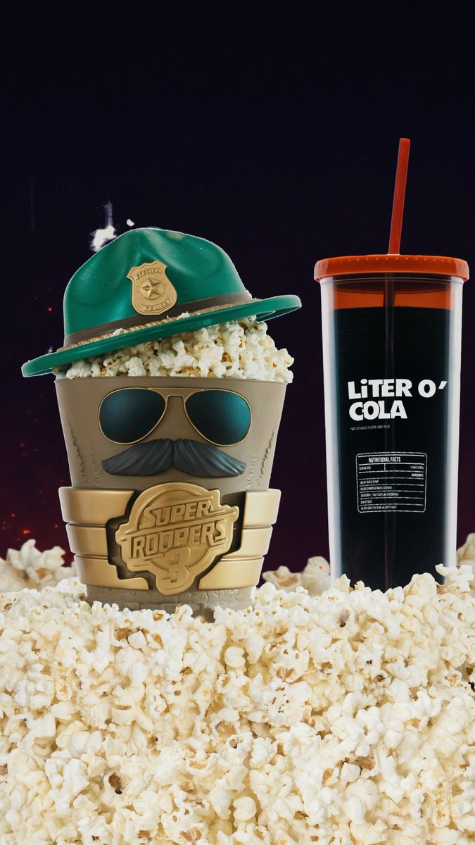 Enhance your SUPER TROOPERS 3 experience at AMC Theatres with our concession collectibles, available in theatres 8/6 while supplies last! Tickets available right meow.