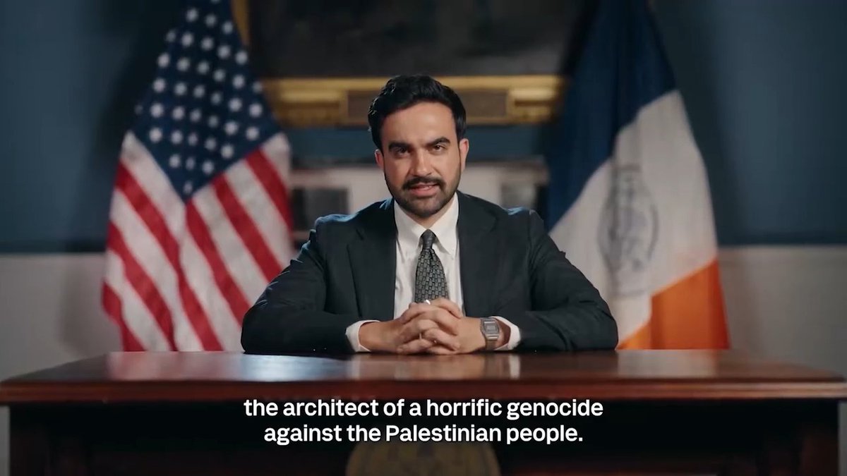 🚨 Zohran Mamdani wants federal government to arrest Benjamin Netanyahu.