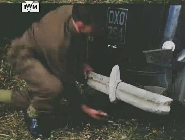 Special Operations Executive personnel test various types of explosive devices and methods of attaching charges to cars, 1940. Filmed at Brickendonbury House in Hertfordshire ("Station XVII"). Film: IWM MGH 4325