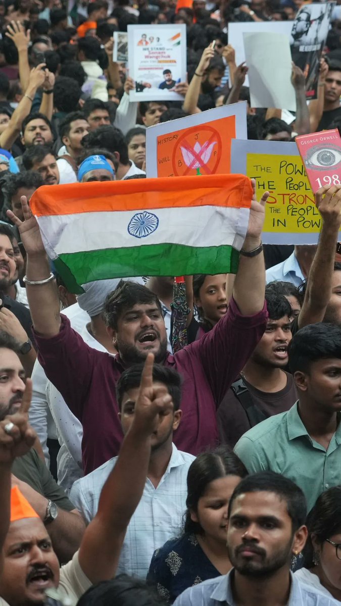What began as an online joke has evolved into a huge protest movement in India, led by young people hoping to change the established political structure and the damage they believe the government has caused.