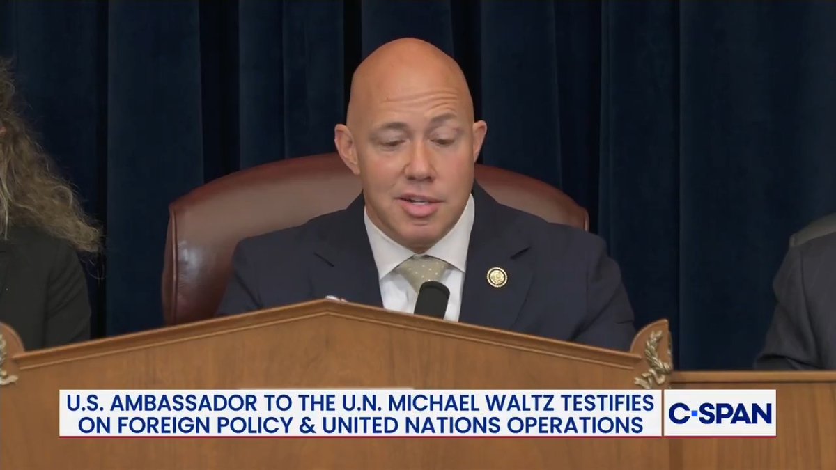 .Rep. Brian Mast opening statement on criticizing the United Nations: "It has become a corrupt entrenched den of snakes...President Trump has been clear we will not tolerate what has been the status quo.