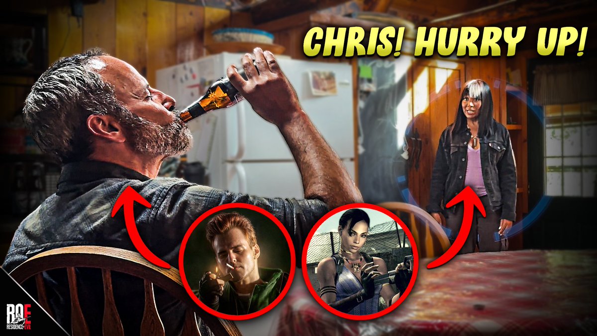 RESIDENT EVIL 5 In Real Life - Chris & Sheva Actors ckraslavsky & Eva La Dare This was a fun skit we filmed during the production of RESURRECTION: A BIOHAZARD STORY! Big thanks to the actors for doing this with us. We hope you enjoyed it! #ResidentEvil #ResidentEvil5 #RE5