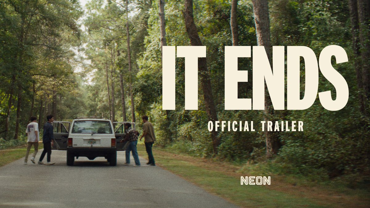“A brilliant, existential road thriller." From the producer of BACKROOMS and writer/director Alexander Ullom, IT ENDS opens only in theaters August 21.