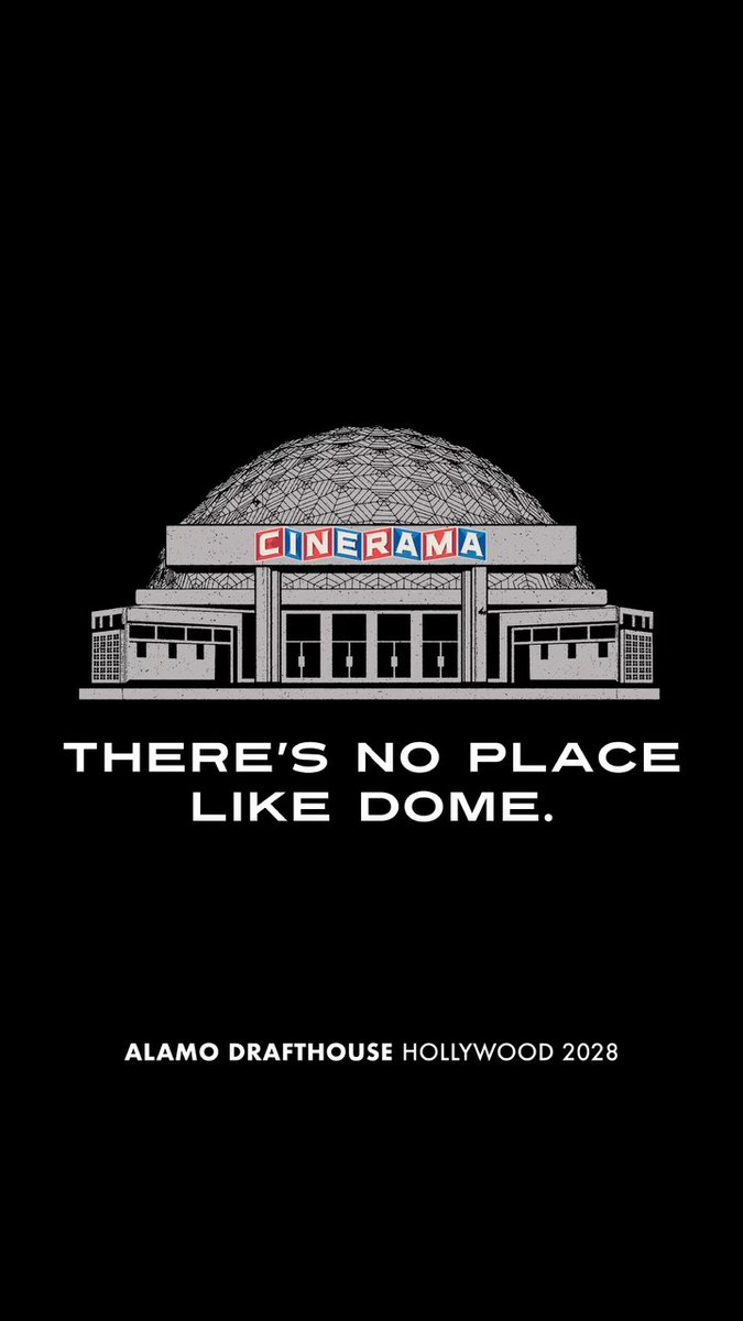 Alamo Drafthouse and Sony Pictures, are restoring and reopening the legendary Cinerama Dome, which will proudly retain its original name and branding. At the same time we will be opening the adjacent Alamo Drafthouse Hollywood. Visit for updates.