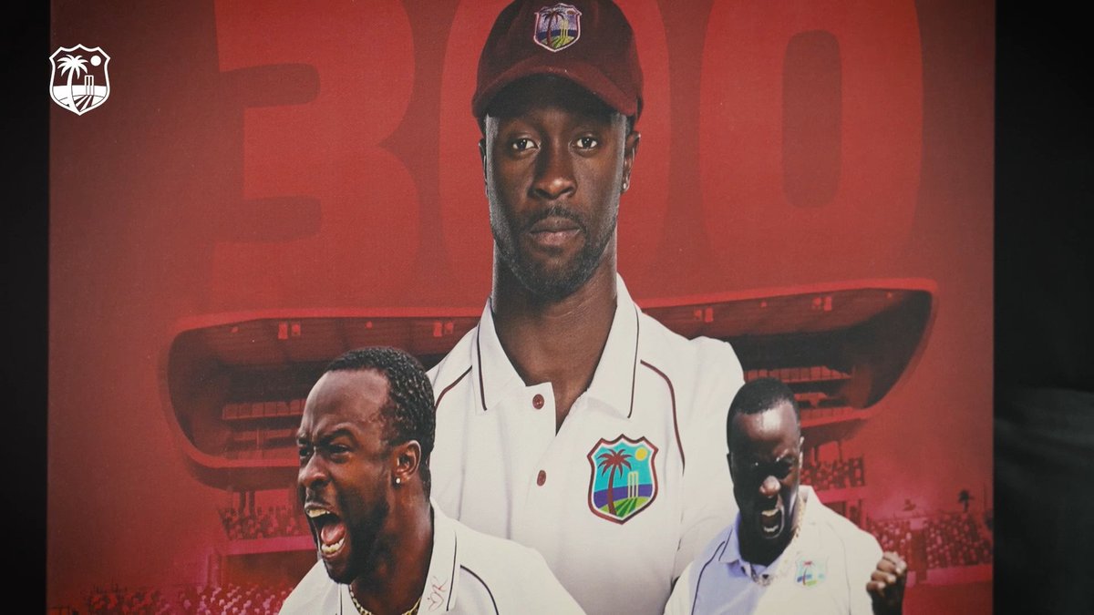 CRICKET WEST INDIES FELICITATING KEMAR ROACH ON REACHING 300 TEST WICKETS. ❤️ - CWI invited his family for the celebrations. 🥹