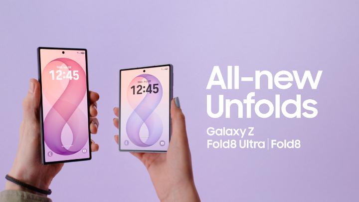 The next generation of Fold unfolds. Meet the Galaxy Z Fold8 Ultra—the ultimate powerhouse. Ultra sleek, ultra powerful. Ultra Unfolds. Now, an all-new shape unfolds. Introducing the Galaxy Z Fold8. Shaped for ultimate immersion. So flat, so smooth. It's the world's lightest fold. Two distinct shapes, the new standard. Which Fold fits you? Know more: | #GalaxyAI #GalaxyZFold8Ultra #GalaxyZFold8 #SidebysideMultiWindows #ContentNative #Samsung