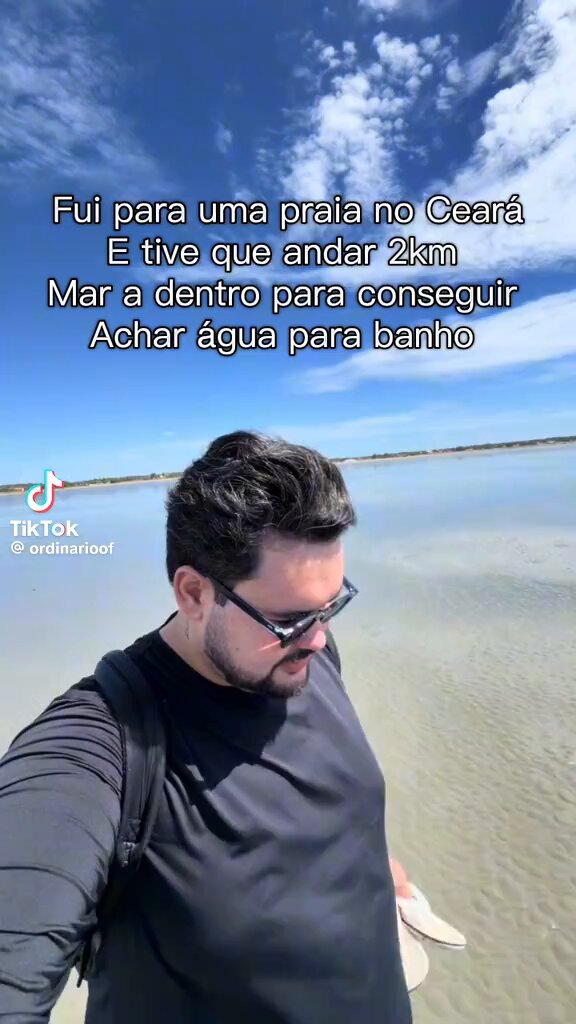 Pra começar a tomar banho tem que ir de uber