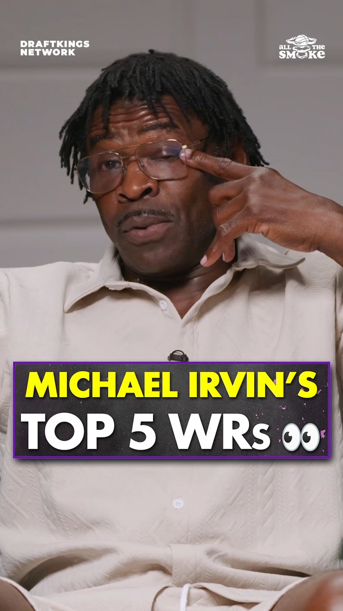 Michael Irvin ranks his TOP 5 & most underrated wide receivers of all time 👀 Did The Playmaker get it right?