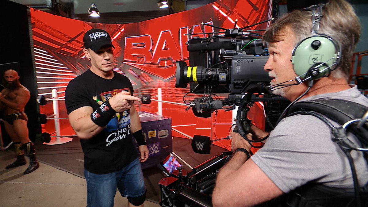 John Cena on his relationship with Stew the cameraman 🥺 🗣️ “He’s the closest human body of all the people behind the camera that make this work.” 🗣️ “That conversation is a way to include everyone on the ride. Everyone is appreciated.” 📺 WWE: UNREAL Season 3, now playing