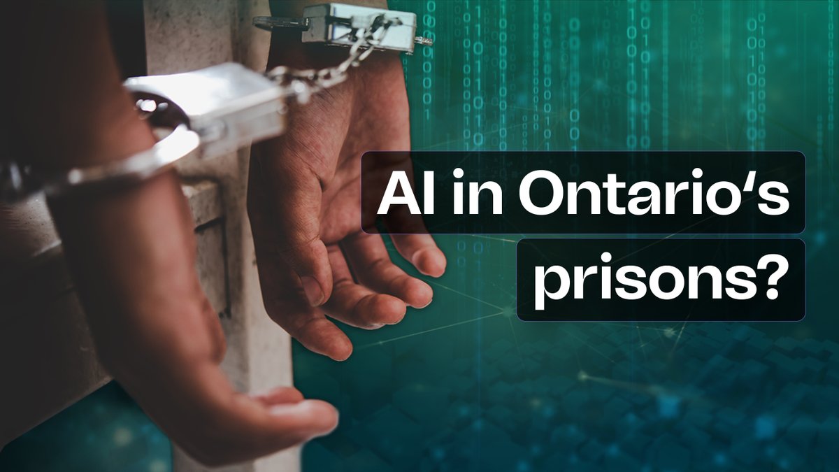 Ontario is using AI in its jails, and assigning Black prisoners to maximum security more than others The government knew its AI program would likely produce biased results, and used it anyway Our latest The Breach investigation