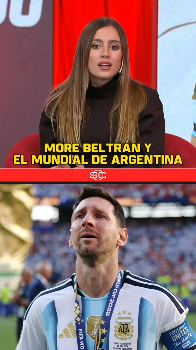 🔝 "LA SELECCIÓN DEL CORAZÓN, LA DEL PARTIDO ÉPICO, LA DEL ESPÍRITU": así definió More Beltrán⭐️⭐️⭐️ al combinado argentino en relación a su rendimiento en la Copa del Mundo. ¿Coincidís? 📺 #ESPNF90 | #DisneyPlus Plan Premium