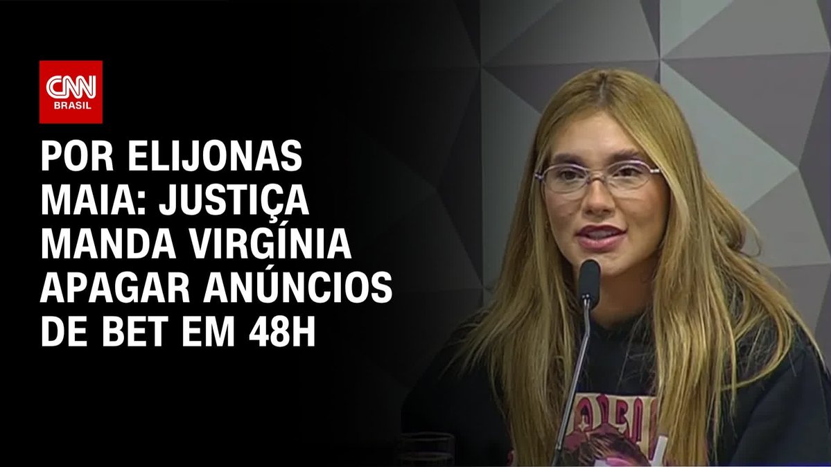 🚨VEJA: Justiça manda Virgínia apagar anúncios de bet em 48 horas