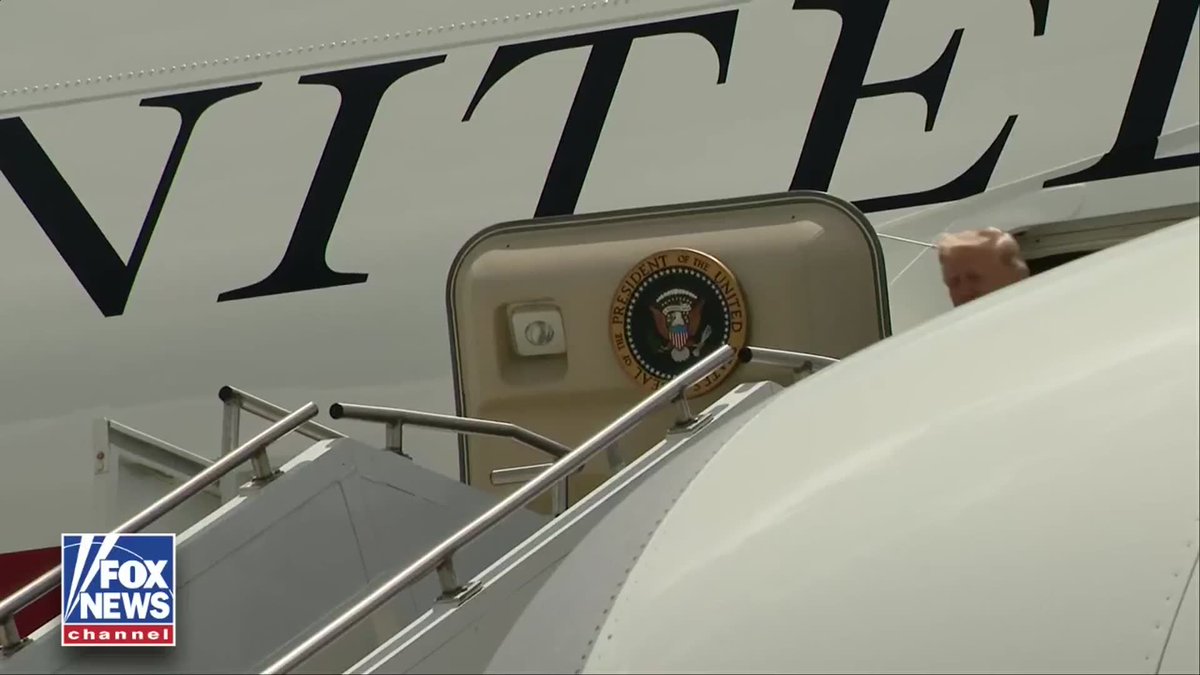 NOW: President Trump lands in Marietta, Georgia where he will speak at a high school about his administration's Trump Accounts initiative.