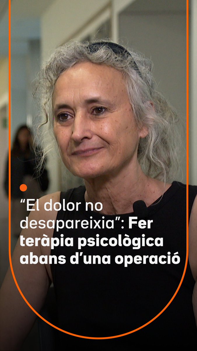 “Tenia por. Em feia pànic sortir al carrer.” L’ansietat i la por poden agreujar l’impacte del dolor després d’una operació quirúrgica. Una nova teràpia de l’Hospital del Mar abans de la cirurgia busca millorar la recuperació funcional dels pacients