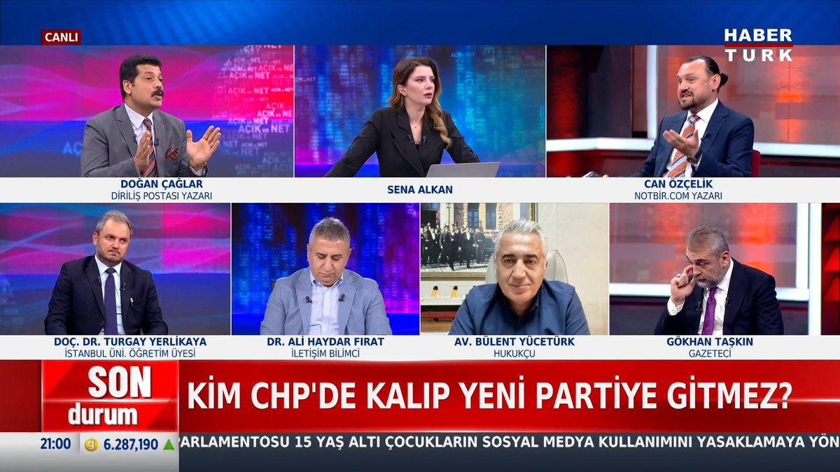 📌Kim CHP'de kalıp yeni partiye gitmez? Diriliş Postası Yazarı Doğan Çağlar #AçıkveNet'te değerlendirdi.