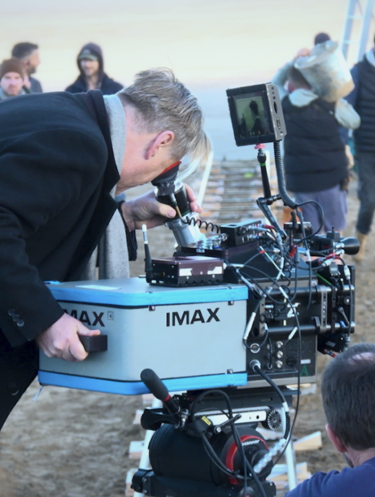 “If ever there was a film that deserved to be every frame in IMAX, it’s this”: Christopher Nolan first encountered an IMAX film at Chicago’s Museum of Science and Industry when he was 16 years old — and dreamed then of making an entire film in the high-quality format. He told Gayle King about working with the company to create a “bleeping” box that would silence the loud camera for more intimate scenes between actors.