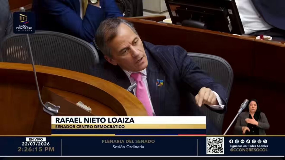 🔴🇨🇴ATENCIÓN. Se sella la alianza del Centro Democrático y el Pacto Histórico Rafael Nieto Loaiza se Opone a que el presidente Abelardo De La Espriella se posesione en una guarnición militar y afirma que si quiere se posesione fuera del país. INCREÍBLE!