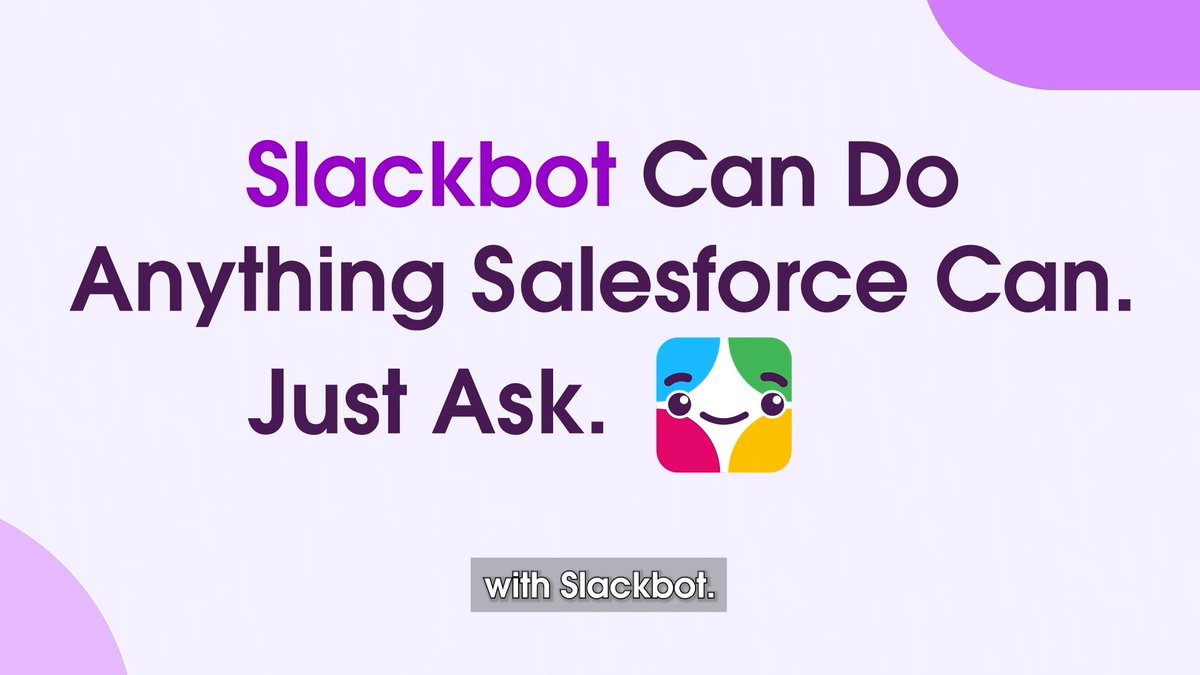 Your customer went quiet. Your data knows why. With Salesforce MCP in Slack, Slackbot connects your CRM, Data 360, Tableau, and Slack conversations so you can stop switching tabs and start taking action. All you have to do is ask.
