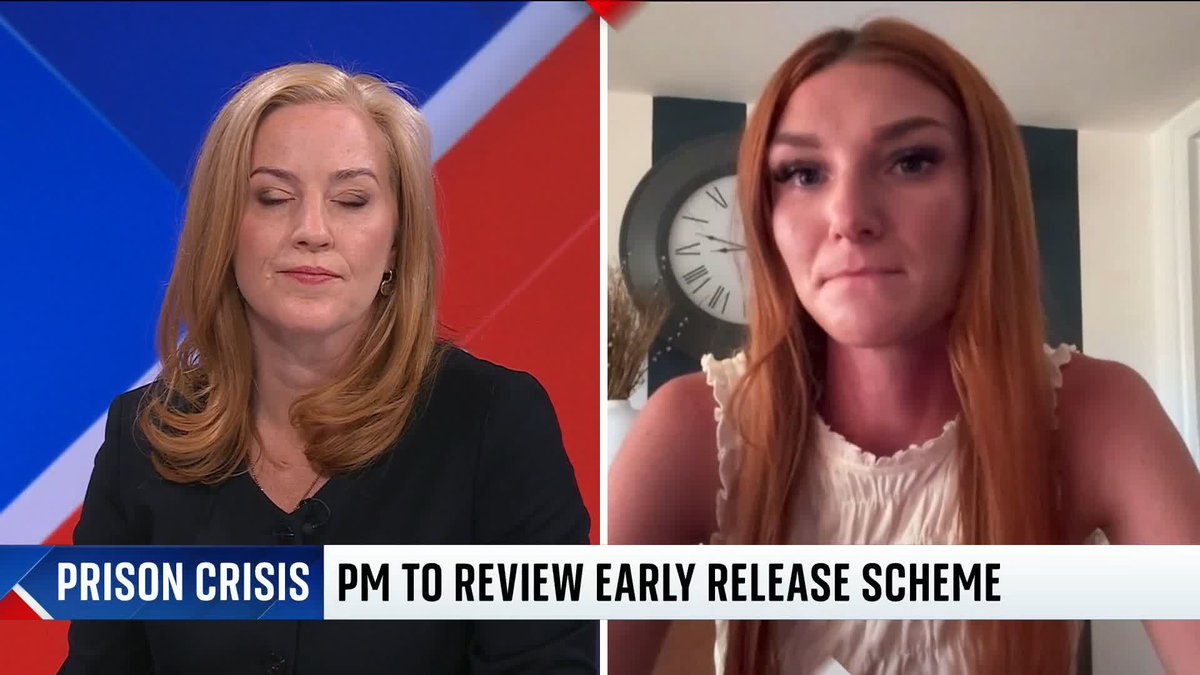 'It makes you feel so little and so unworthy' Rape survivor and campaigner Jade Belgrove tells Sarah-Jane Mee the prisoner early release policy is 'beyond politics. It’s a decision between right and wrong' 📺 Sky 501 See less