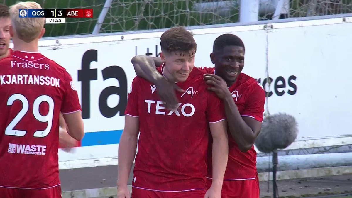 Kevin Nisbet has a hat-trick! 🔥 Two quickfire goals from the striker hands Aberdeen FC a 3-1 lead in Dumfries 🔴 #PremierSportsCup